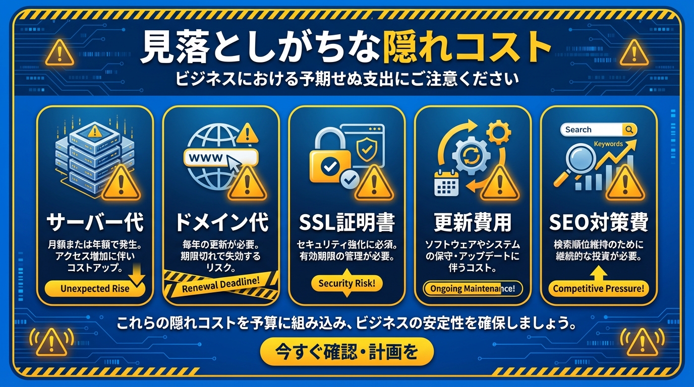 HP制作会社の選び方 5つのポイント チェックリスト
